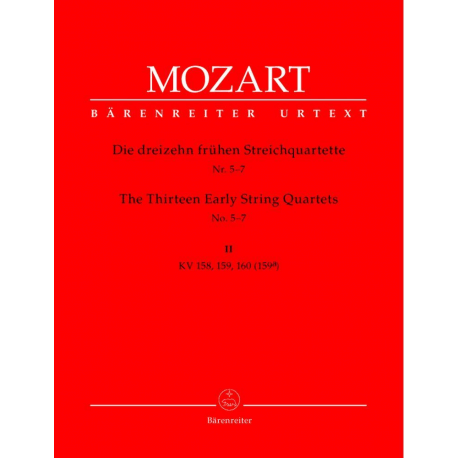 Mozart - 13 early strings quartets book 2