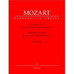 Mozart - De Kwartet in F Dur voor hobo, viool, altviool en cello