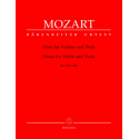 Mozart - Duos for violin and viola