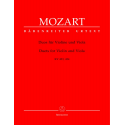 Mozart - Duos pour violon et alto