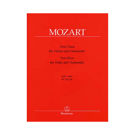 Mozart - Duos for violin and cello