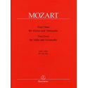 Mozart - Duos voor viool en cello