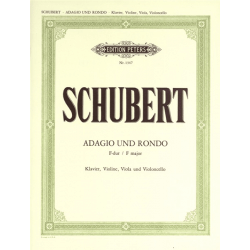 Schubert - Adagio et rondo en fa majeur pour quatuor avec clavier