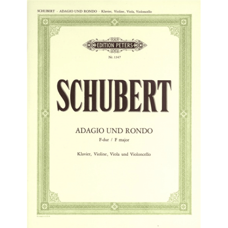 Schubert - Adagio and rondo in F major for quartet with piano