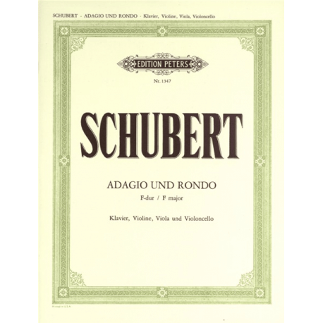 Schubert - Adagio et rondo en fa majeur pour quatuor avec clavier