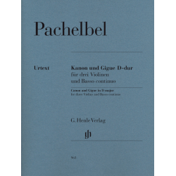 Pachelbel -  Canon and gigue in D major for 3 violins and continuo