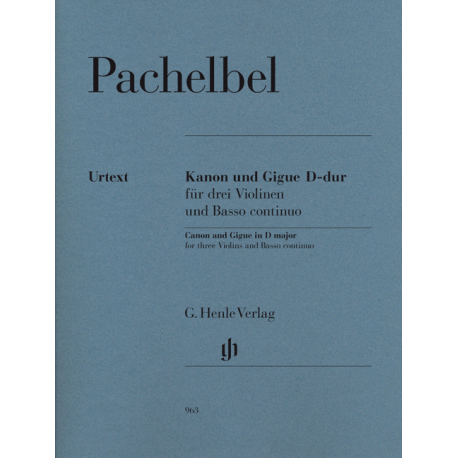 Pachelbel -  Canon and gigue in D major for 3 violins and continuo