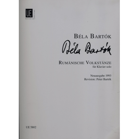 Bartok - Danses roumaines pour piano