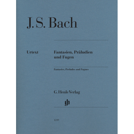Bach - Fantasie, preludes and fugues for piano