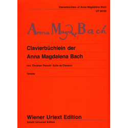 Bach - Note book for Anna-Magdalena Bach for piano (Ed. Wiener)
