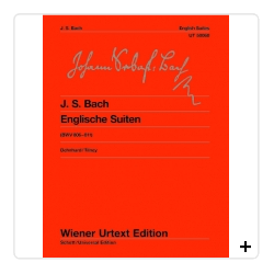 Bach - English suites for piano (Ed. Wiener)