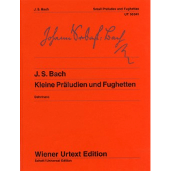 Bach - Kleine preludes et fughettes voor piano (Ed. Wiener)
