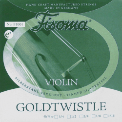 Cordes Fisoma Goldtwistle pour violon