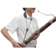 BG B04 Leather bassoon strap