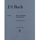 Bach - Petits préludes et fughettes pour piano (Ed. Henle)