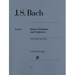 Bach - Kleine preludes et fughettes voor piano (Ed. Henle)