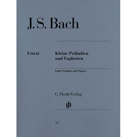 Bach - Petits préludes et fughettes pour piano (Ed. Henle)