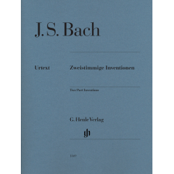 Bach - Uitvindingen in 2 stemmen BWV 772-786 voor piano (Ed. Henle)