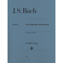 Bach - 2 part inventions BWV 772-786 for piano (Ed. Henle)