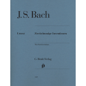 Bach - Uitvindingen in 2 stemmen BWV 772-786 voor piano (Ed. Henle)