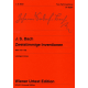Bach - 2 part inventions BWV 772-786 for piano (Ed. Wiener)