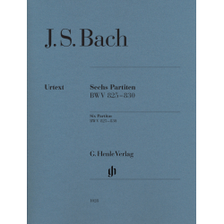 Bach - Six partitas BWV 825-830  pour piano