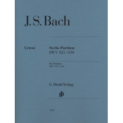 Bach - Zes partita's BWV 825-830  voor piano