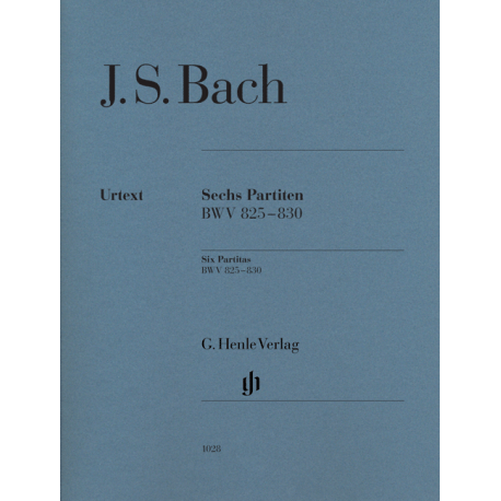 Bach - Six partitas BWV 825-830  pour piano