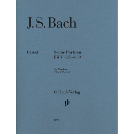 Bach - Zes partita's BWV 825-830  voor piano
