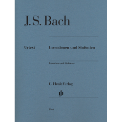 Bach - Inventions à 3 voix (sinfonies) BWV 787-801 pour piano