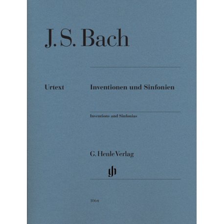 Bach - Inventions à 3 voix (sinfonies) BWV 787-801 pour piano