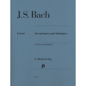 Bach - Sinfonias (Inventions 3 stemmen) BWV 787-801 voor piano.