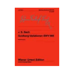 Bach - Goldberg Variatie BWV 988  voor piano (Ed. Wiener)