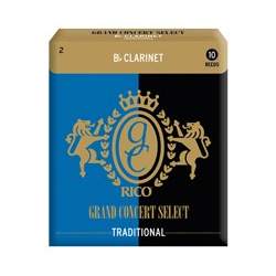 Anches (10) D'addario Grand Concert Select clarinette si b