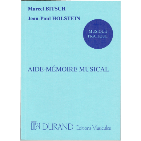 Bitsch - Aide-Mémoire Musical (in frans)