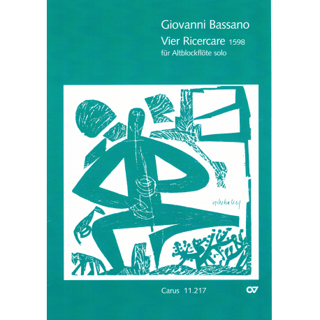 Bassano - Quatre Ricercata pour flûte à bec alto