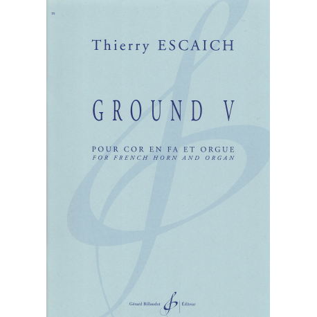 Escaich - Ground V pour cor et orgue