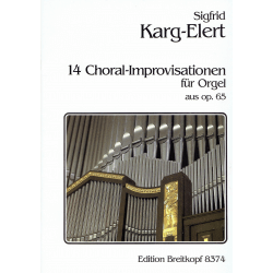 Karg-Elert - 14 Chorals Improvisations pour orgue