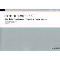 Buxtehude - complete organ works book 3