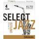 D’addario Select Jazz rieten voor altsax