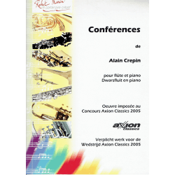 Crepin - Conférences for flute and piano.
