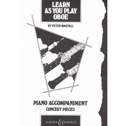 Wastall - Learn as you play oboe. Accompagnement piano - Concert pieces