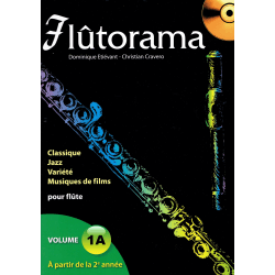 Flûtorama deel 1A klassiek - jazz - filmmusiek - variété  voor fluit (met bijbehorende CD)