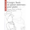 Auric -  Quinze morceaux pour piano
