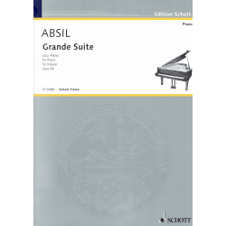 Absil - Grande suite opus 62 voor piano