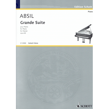 Absil - Grande suite opus 62 pour piano