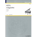 Absil - 5 Bagatelles opus 61 pour piano