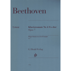 Beethoven -  Sonata no. 4 E flat major op. 7  for piano