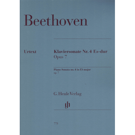 Beethoven -  Sonata no. 4 E flat major op. 7  for piano