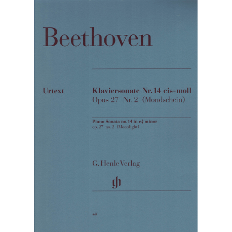 Beethoven -  sonata  op.27 no.2 voor piano (Moonlight)